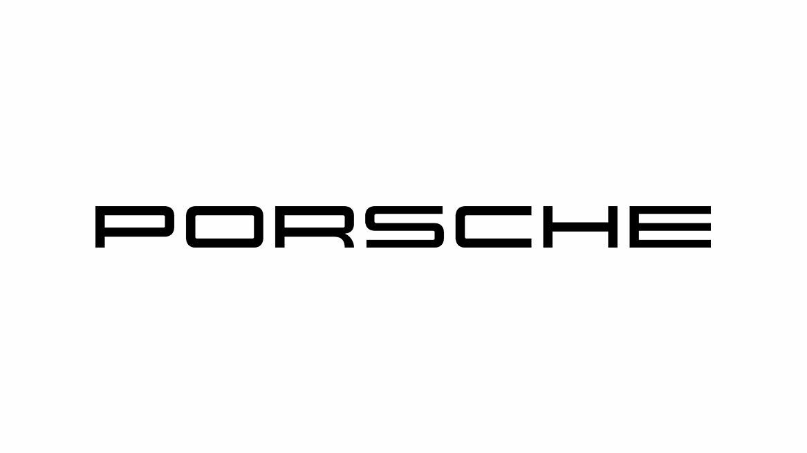 Farbiges Porsche Logo